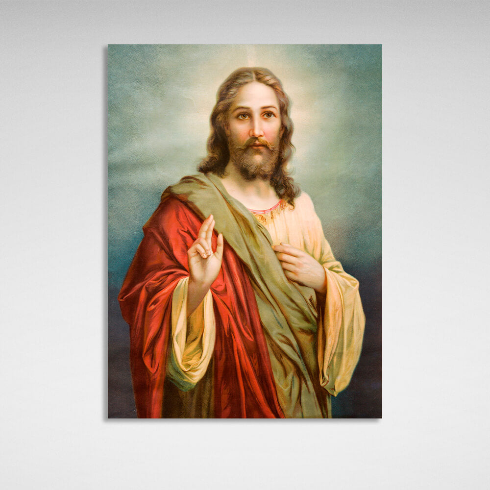 Religious Jesus Christ Canvas Wall Art Print