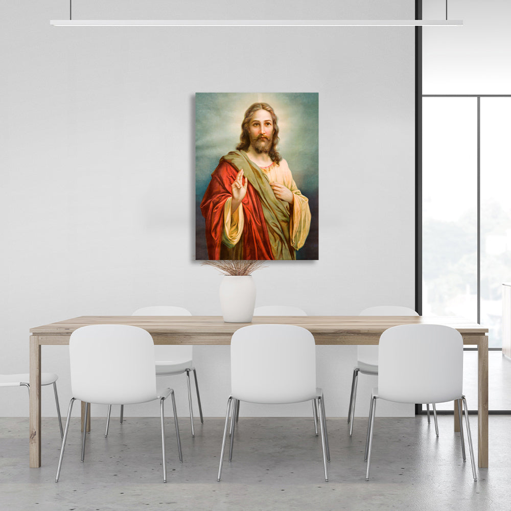 Religious Jesus Christ Canvas Wall Art Print