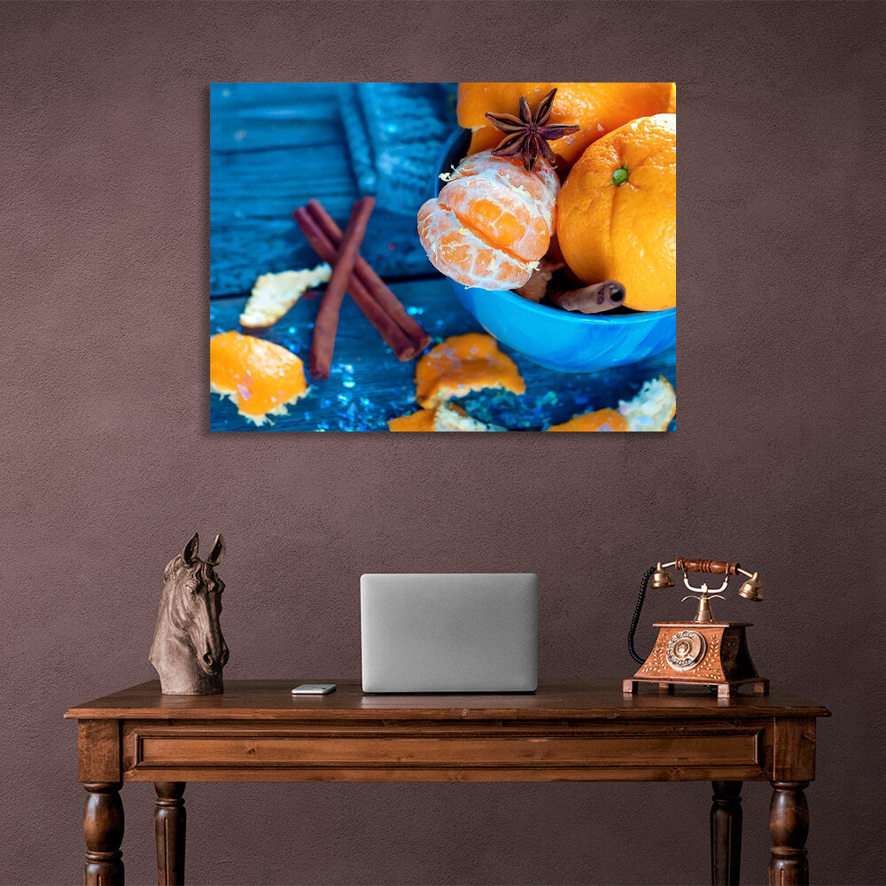 Für die Küche Citrus Leinwand Wand Kunstdruck