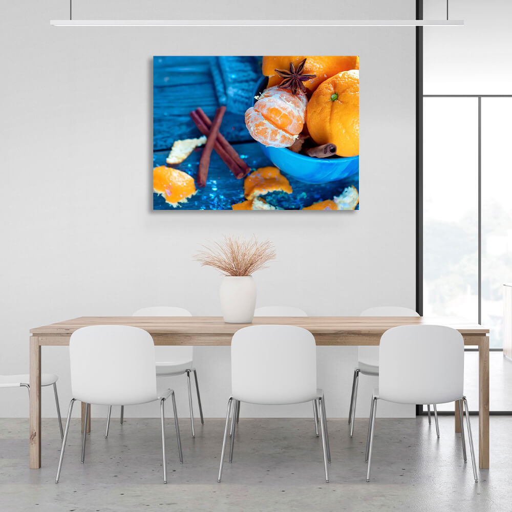 Für die Küche Citrus Leinwand Wand Kunstdruck