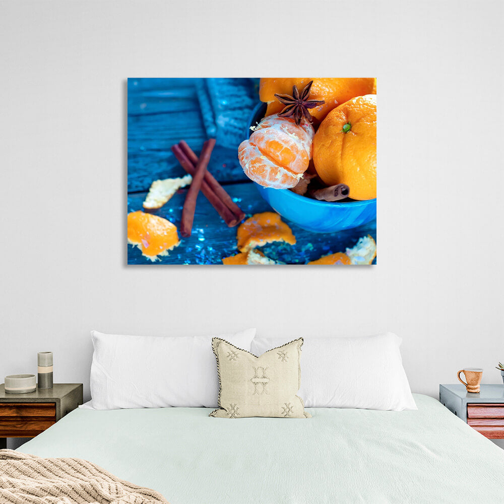 Für die Küche Citrus Leinwand Wand Kunstdruck