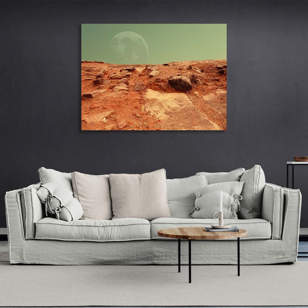 Mars Canvas Wall Art Print