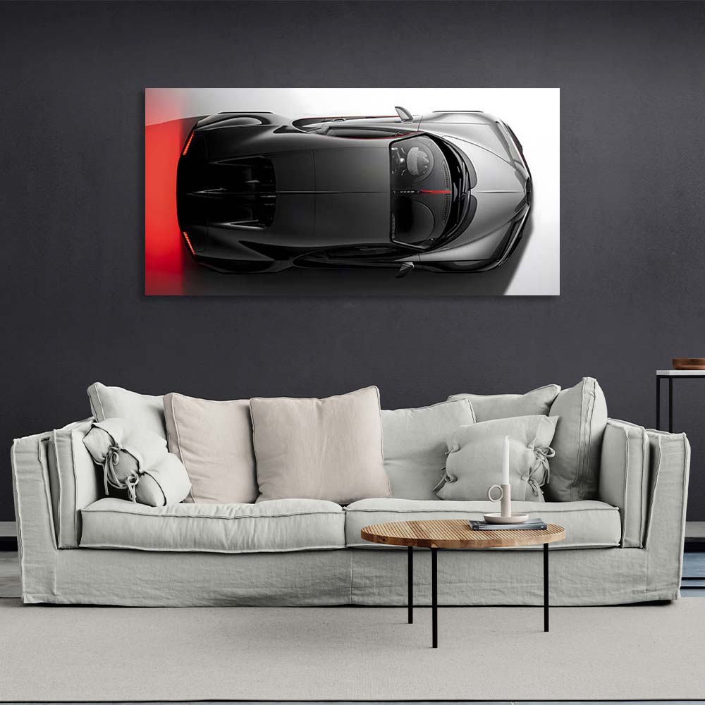 Bugatti Chiron Canvas Wall Art Print