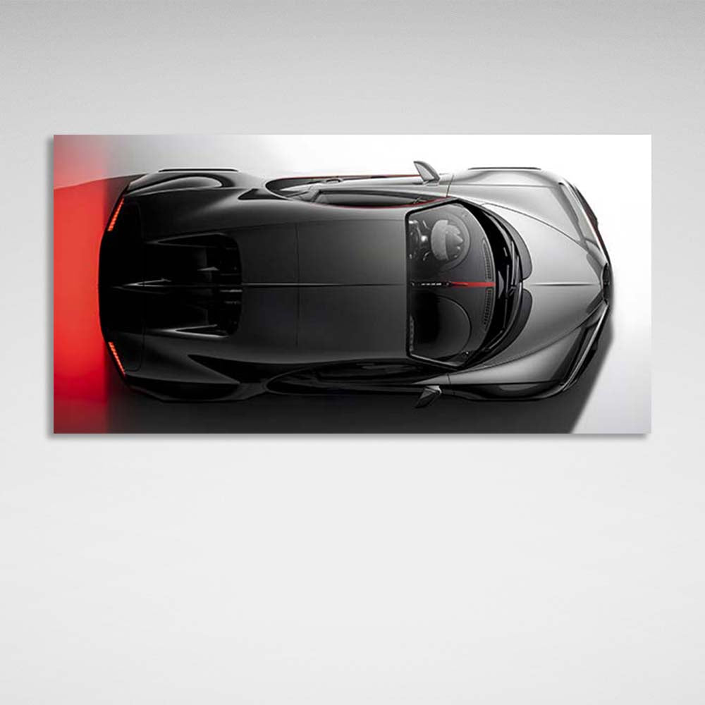 Bugatti Chiron Canvas Wall Art Print