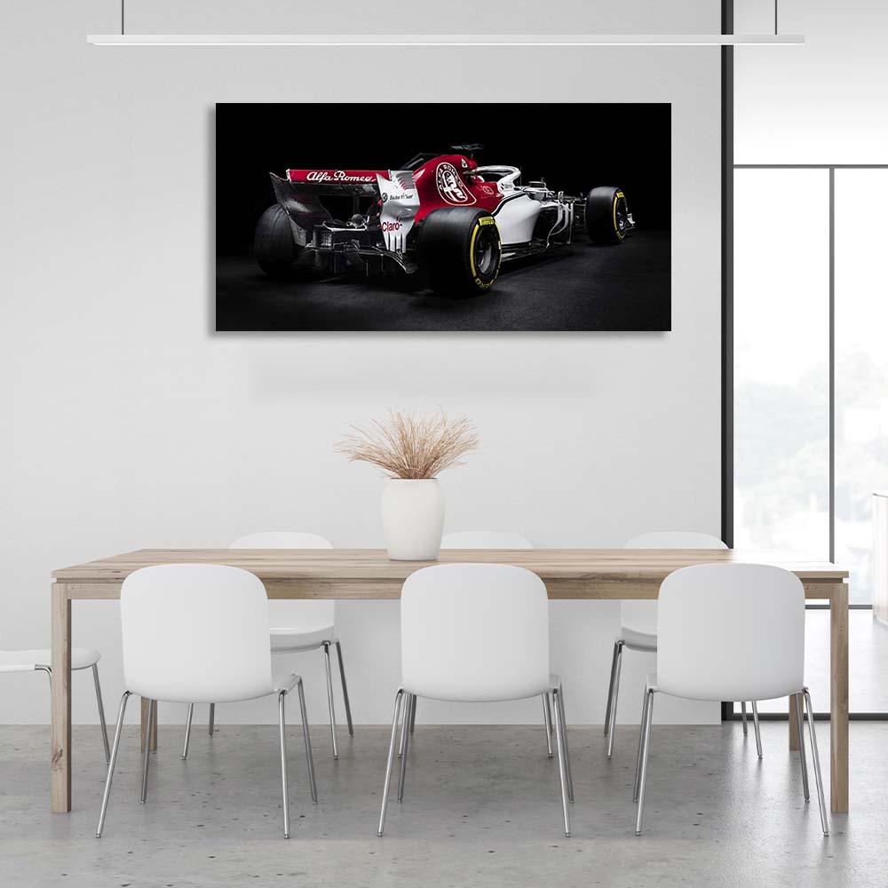 Rennwagen Alfa Romeo Leinwandbild Wandbild