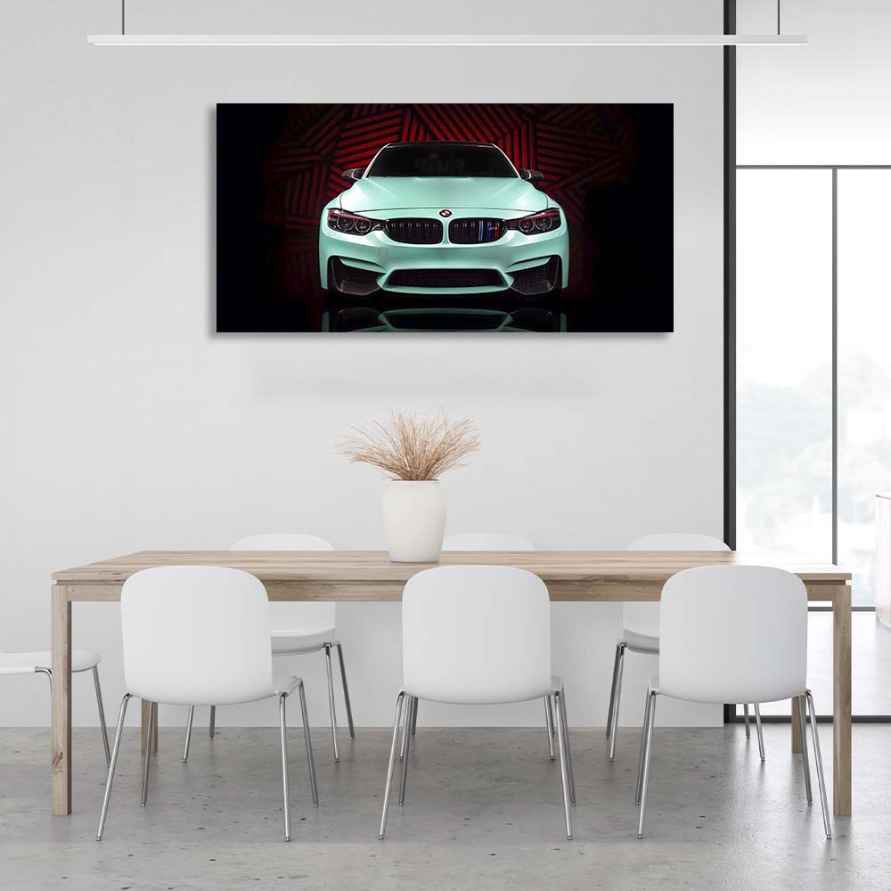 BMW M4 Kunstdruck auf Leinwand