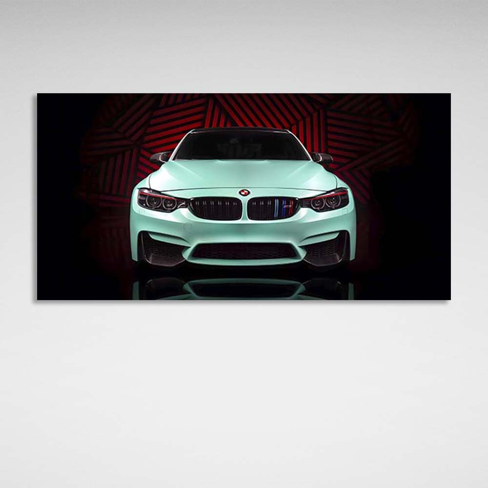 BMW M4 Kunstdruck auf Leinwand