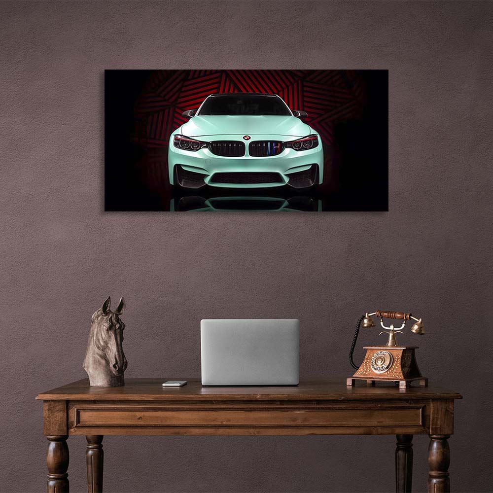 BMW M4 Kunstdruck auf Leinwand