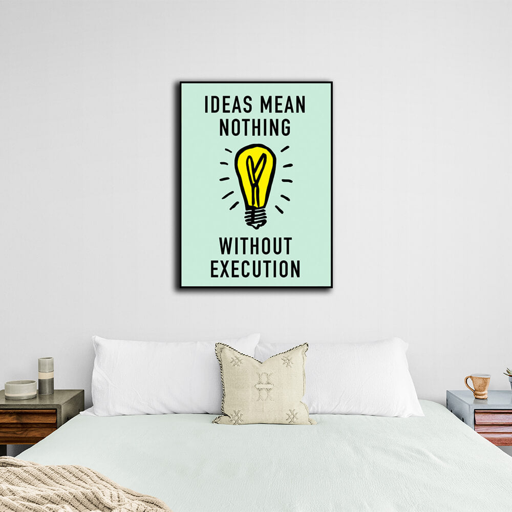 Monopoly Ideas mean nothing Canvas Wall Art Print