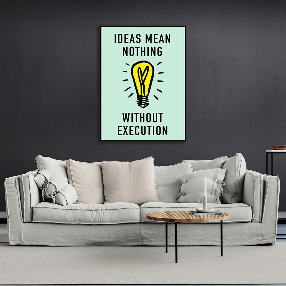 Monopoly Ideas mean nothing Canvas Wall Art Print