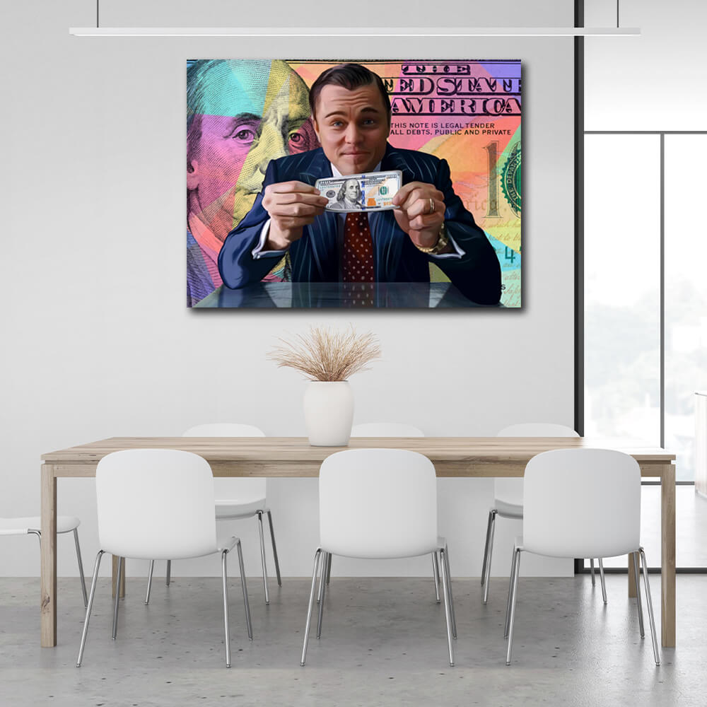 The Wolf of Wall Street Inspirational Canvas Wall Art Print