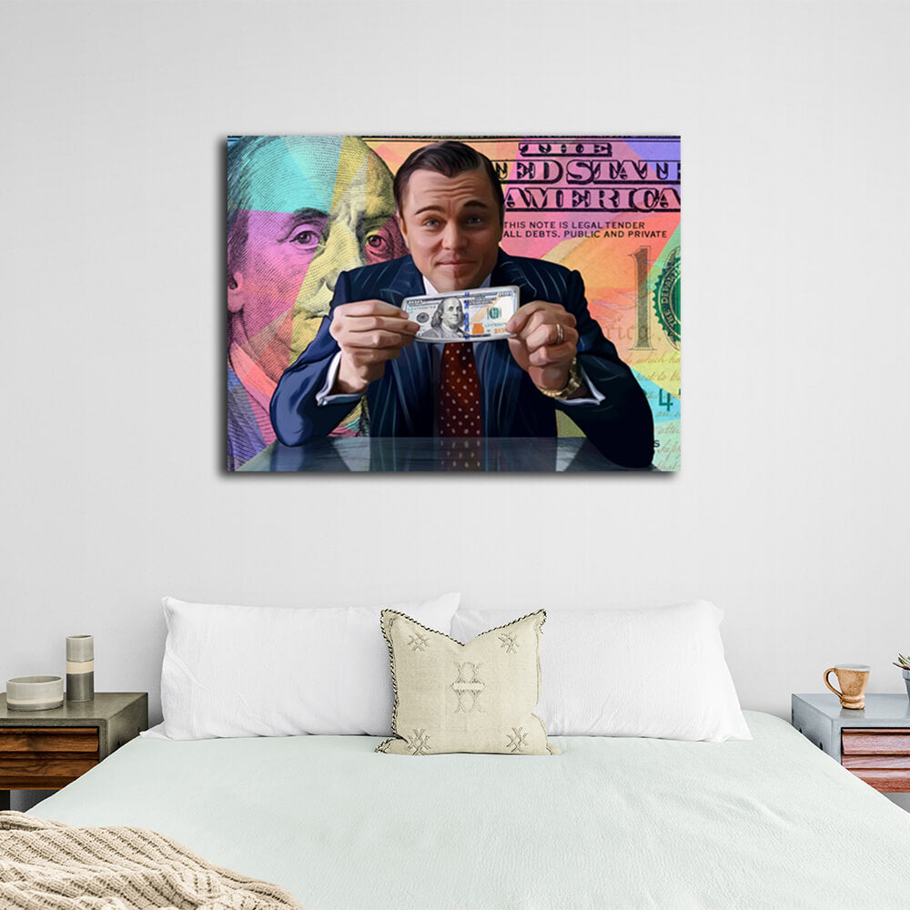 The Wolf of Wall Street Inspirational Canvas Wall Art Print