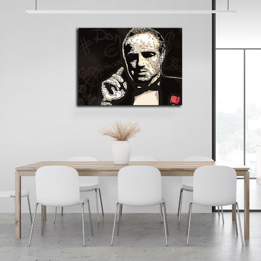 Godfather Canvas Wall Art Print