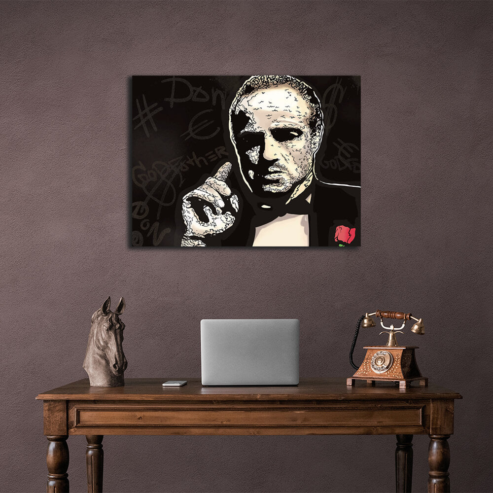 Godfather Canvas Wall Art Print