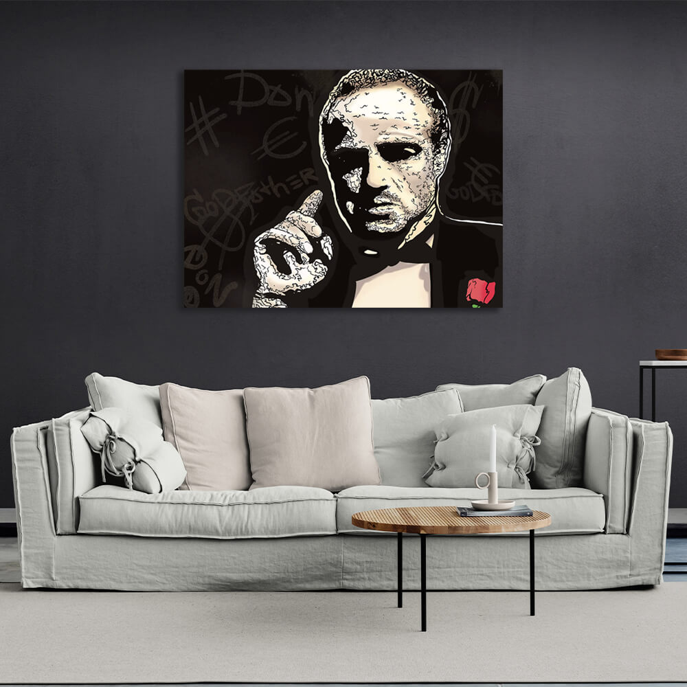 Godfather Canvas Wall Art Print