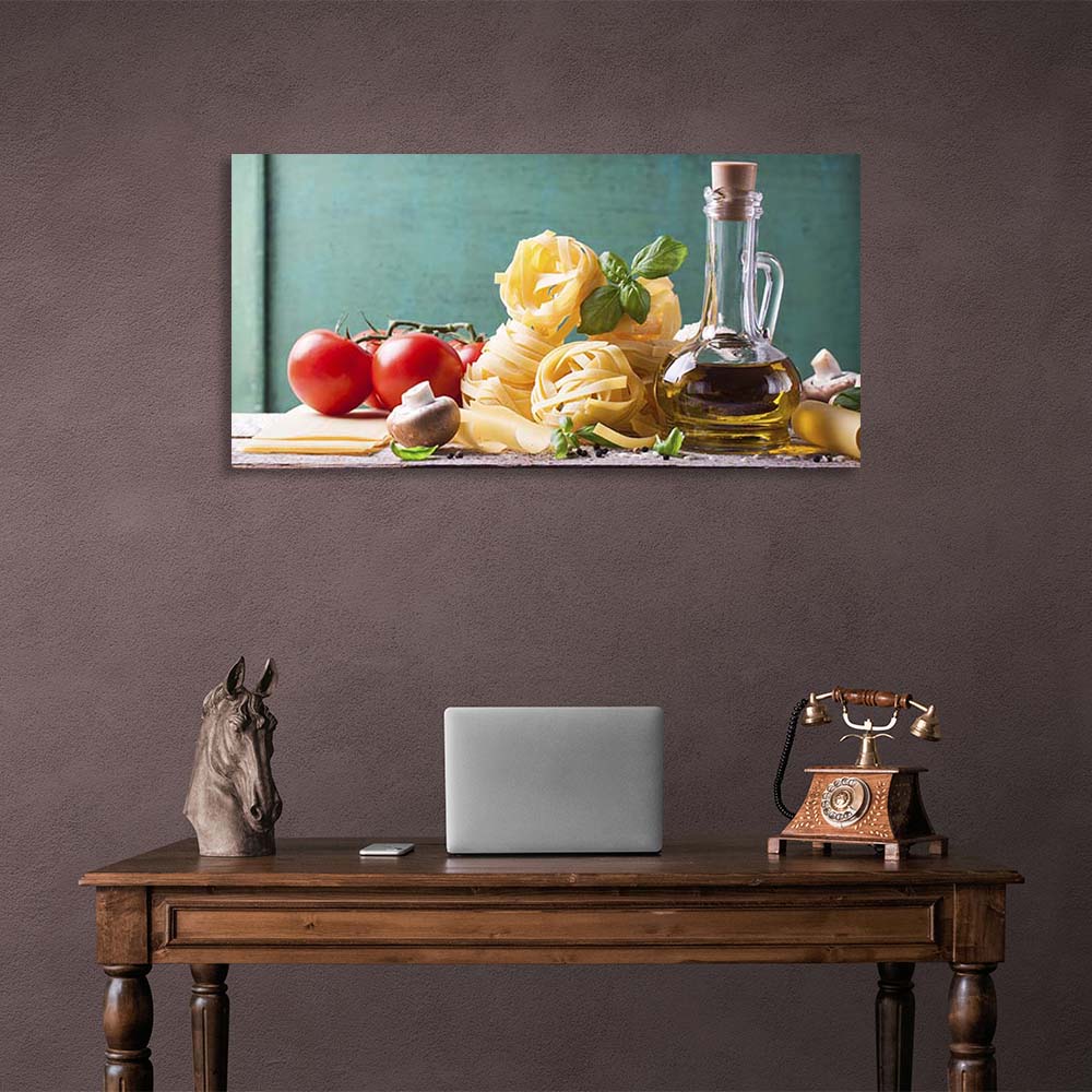 Canvas Wall Art Print For Kitchen Italian kitchen