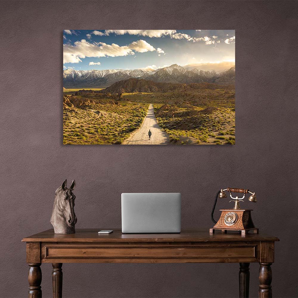 Leinwandbild „Road to the Alabama Hills“