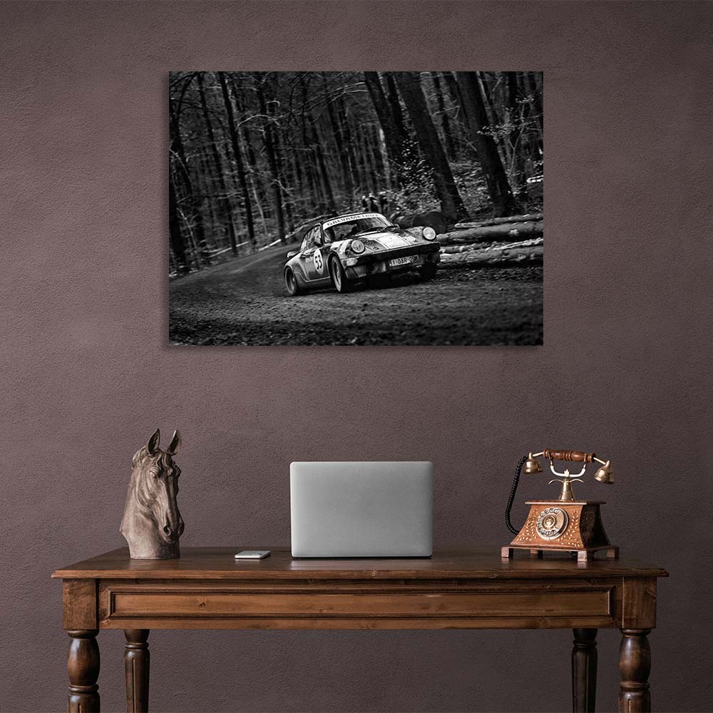 Canvas Wall Art Print Car Porsche 911 SC