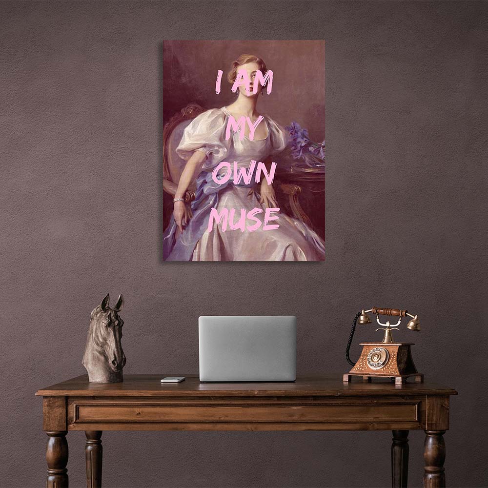 Canvas Wall Art Print Lady Grandi. I am my own muse