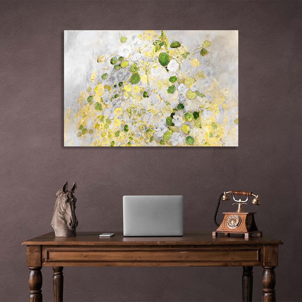 Leinwandbild, Wandbild, Aquarell, Strauß Wildblumen