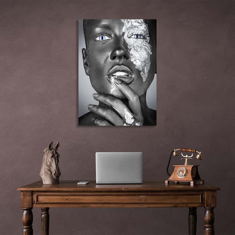 A woman's face Canvas Wall Art Print