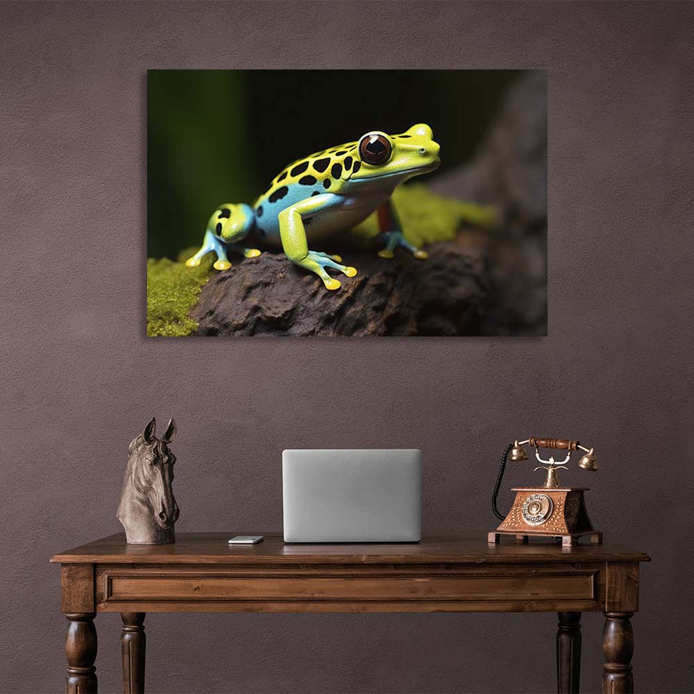 Canvas Wall Art Print Tropical frog