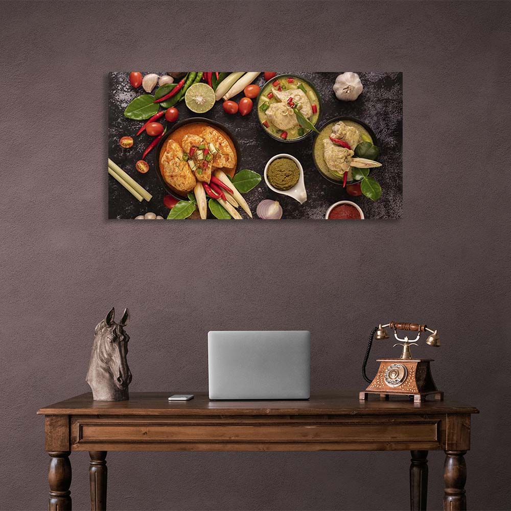 Canvas Wall Art Print For Kitchen Asian cuisine