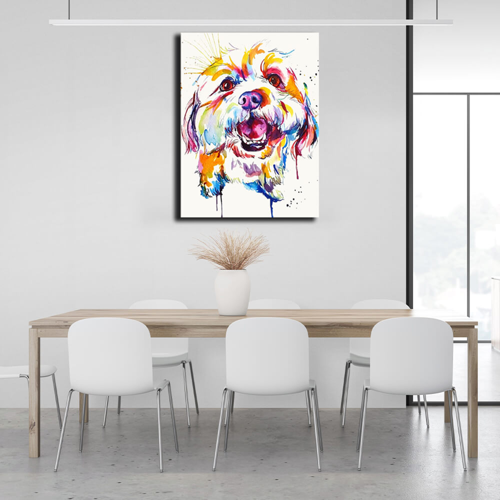 Border Collie Canvas Wall Art Print