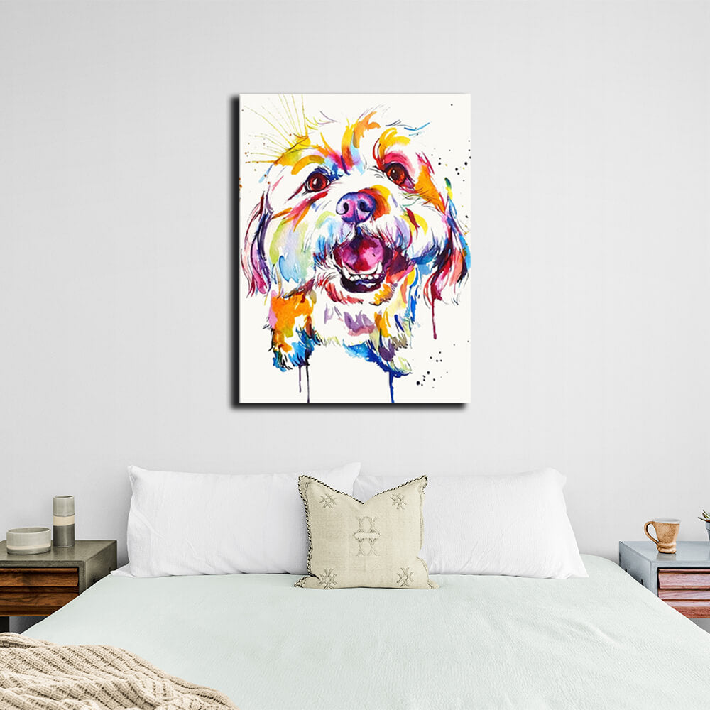 Border Collie Canvas Wall Art Print