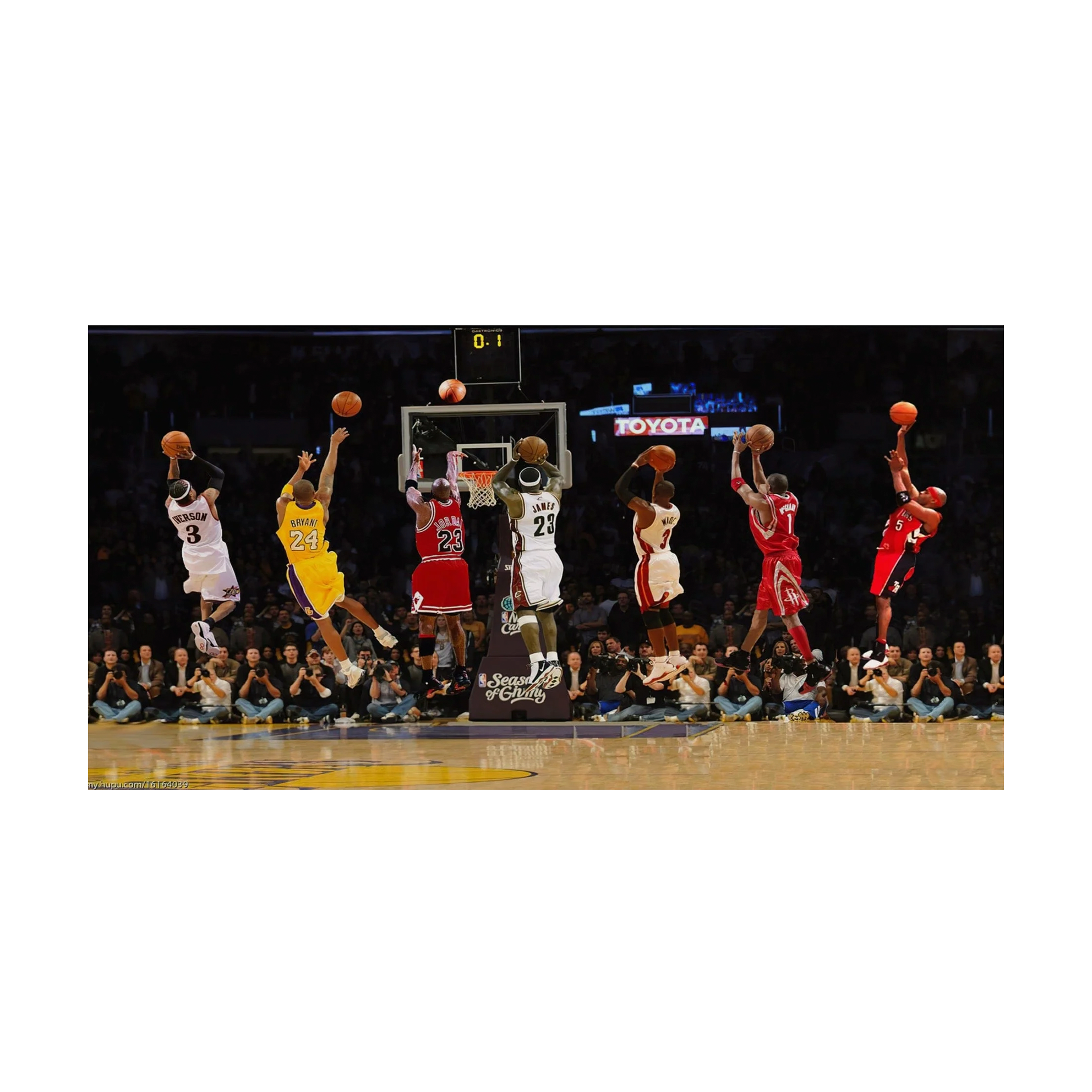 100 $ Pop-Art-Kunstdruck auf Leinwand