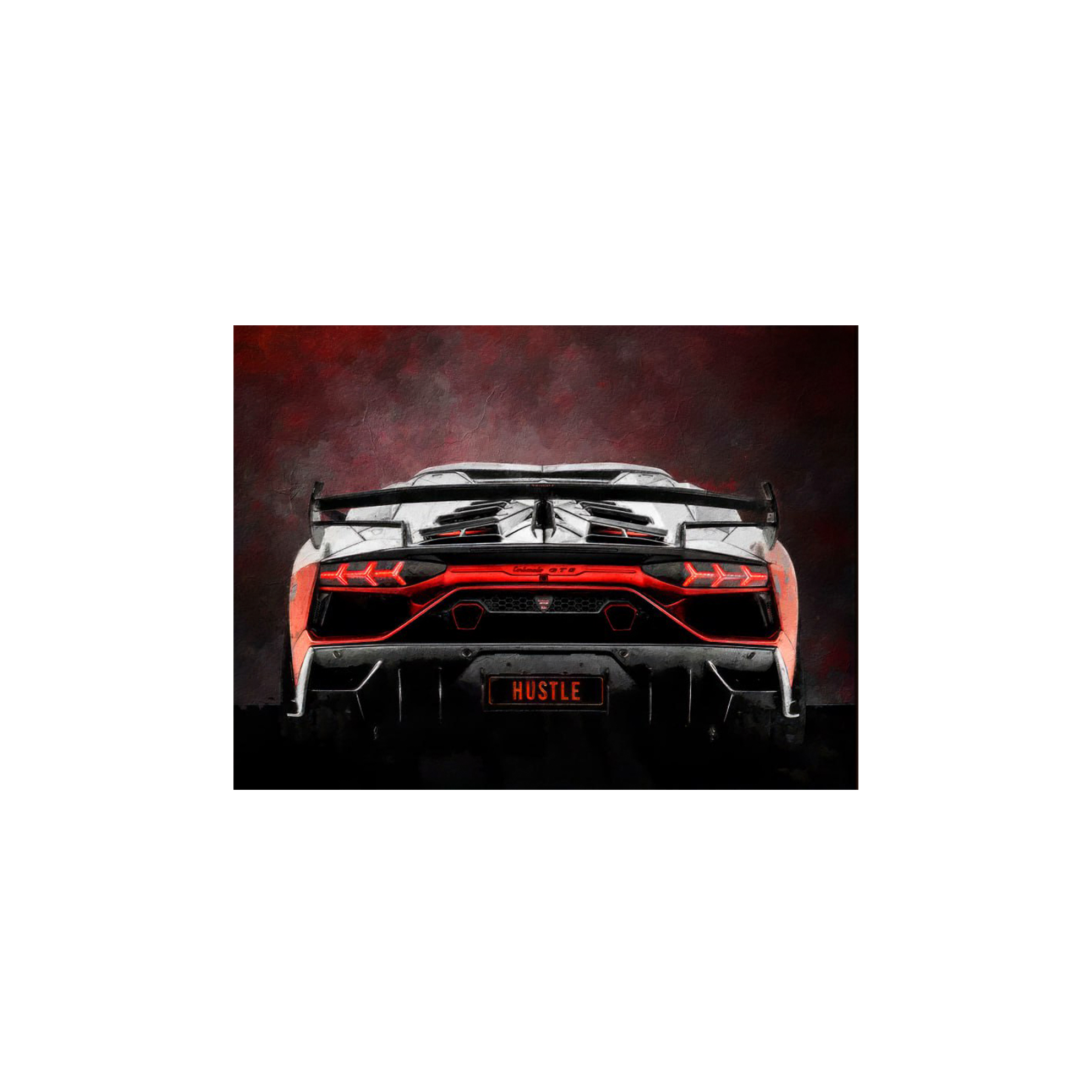 Leinwandbild „Roter Ferrari“