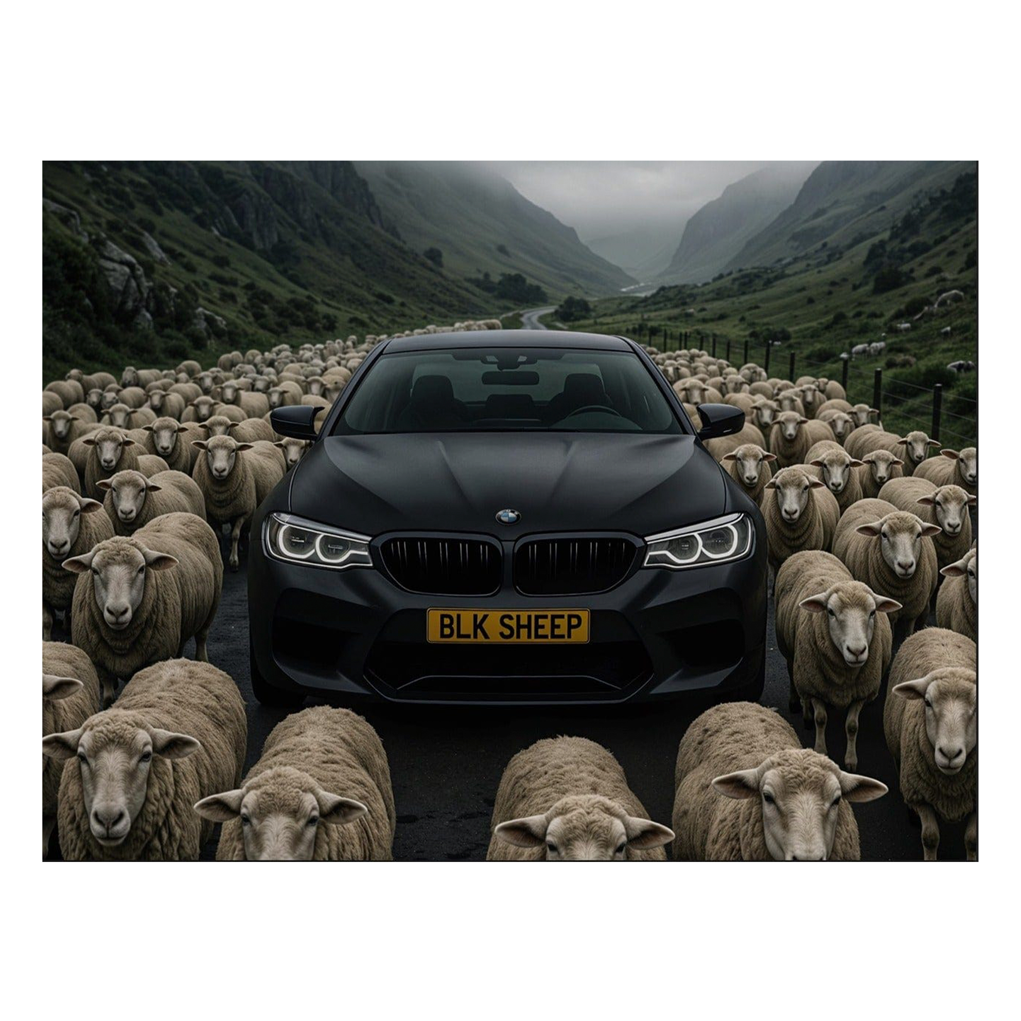 Leinwandbild „Roter Ferrari“