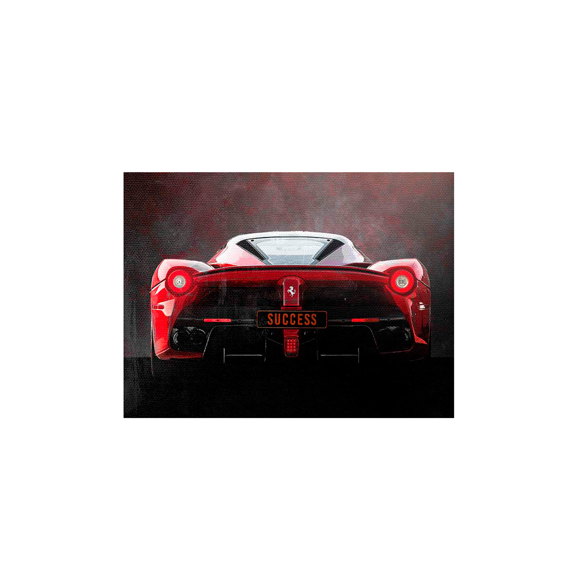 Leinwandbild „Roter Ferrari“