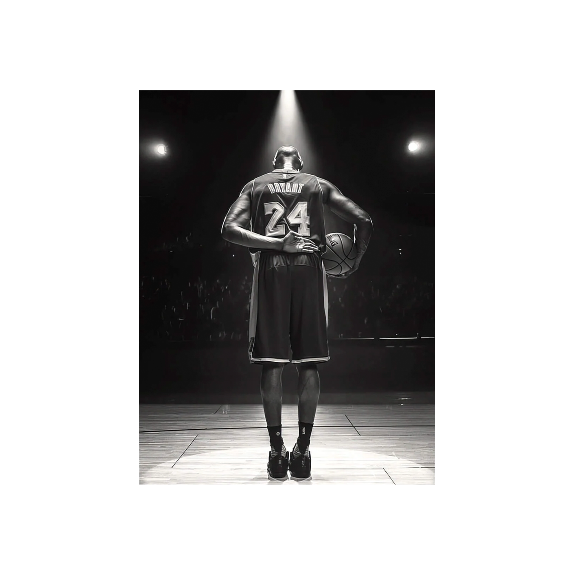 Moment of Greatness: Kobe Bryant #24 Canvas Wall Art Print