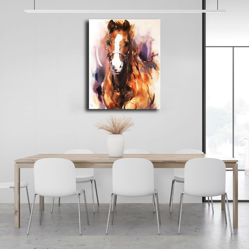 Horse Canvas Wall Art Print