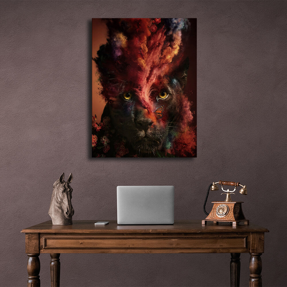 Black Panther Canvas Wall Art Print