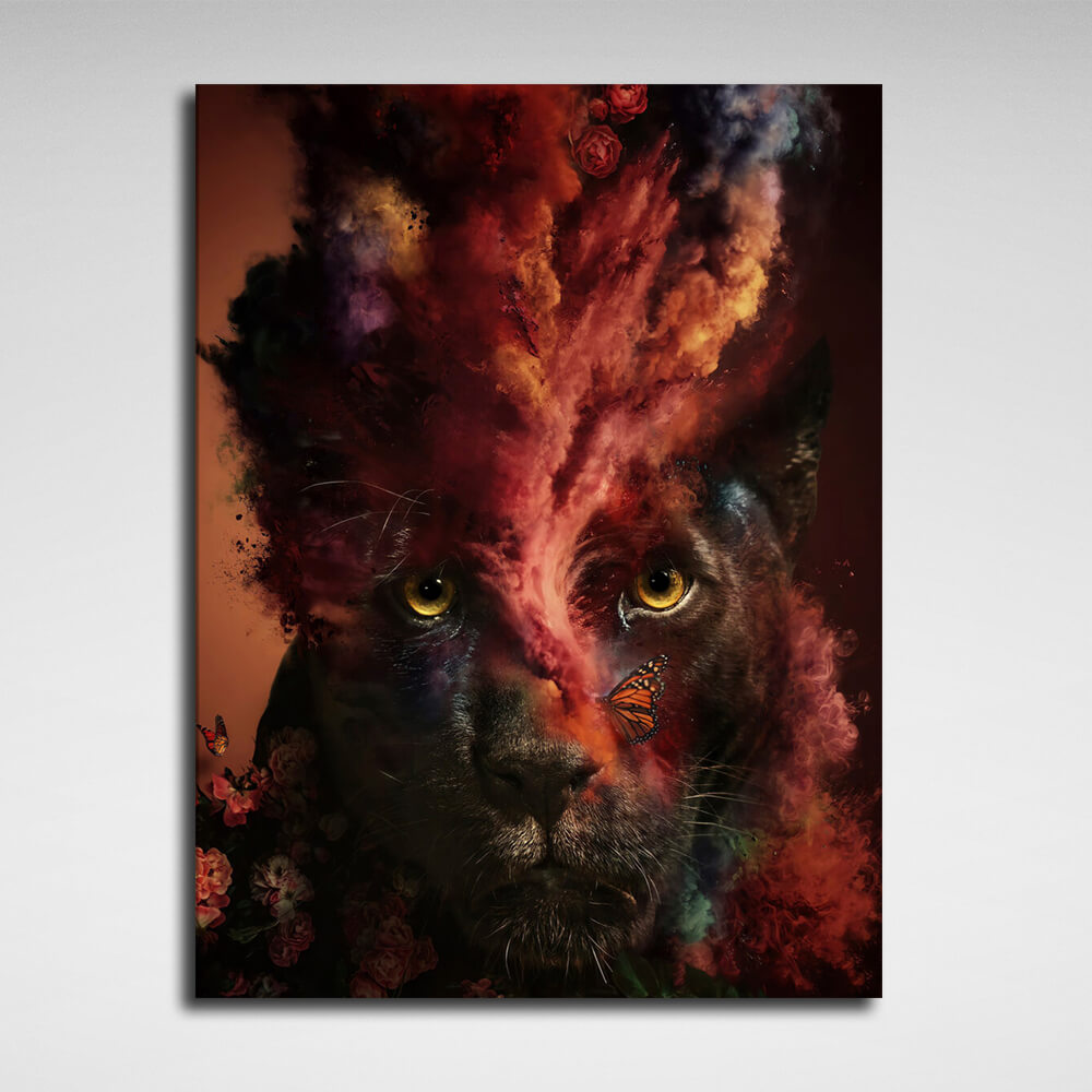 Black Panther Canvas Wall Art Print