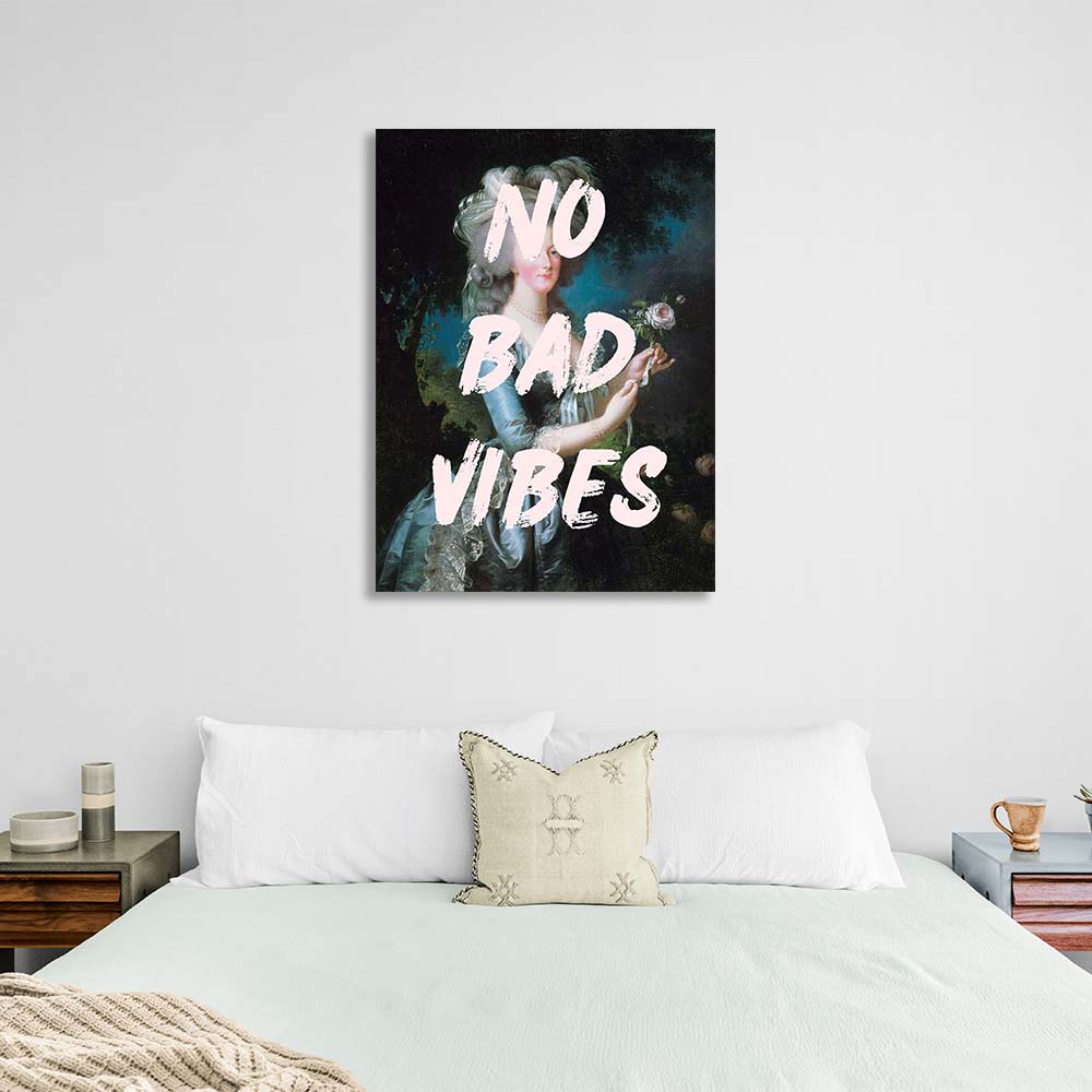 Leinwandbild „No bad vibes“