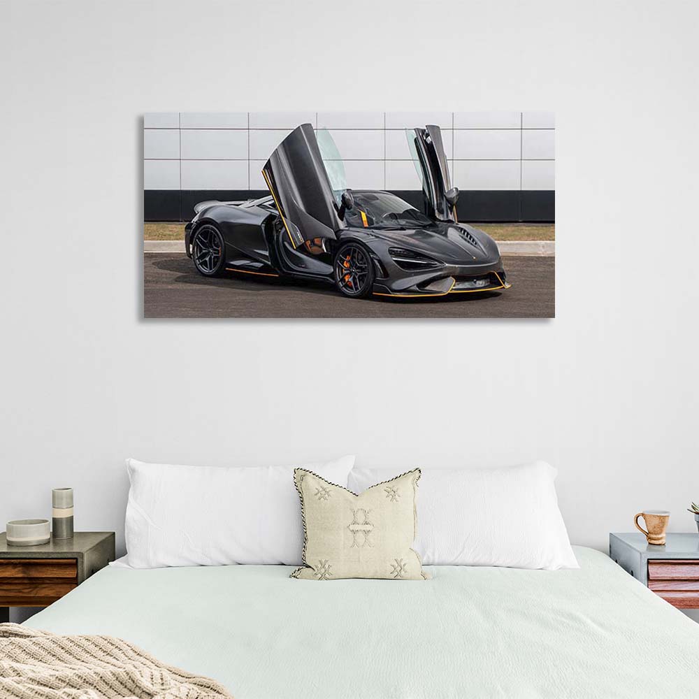 Canvas Wall Art Print Car McLaren 765LT Spider Carbon Edition