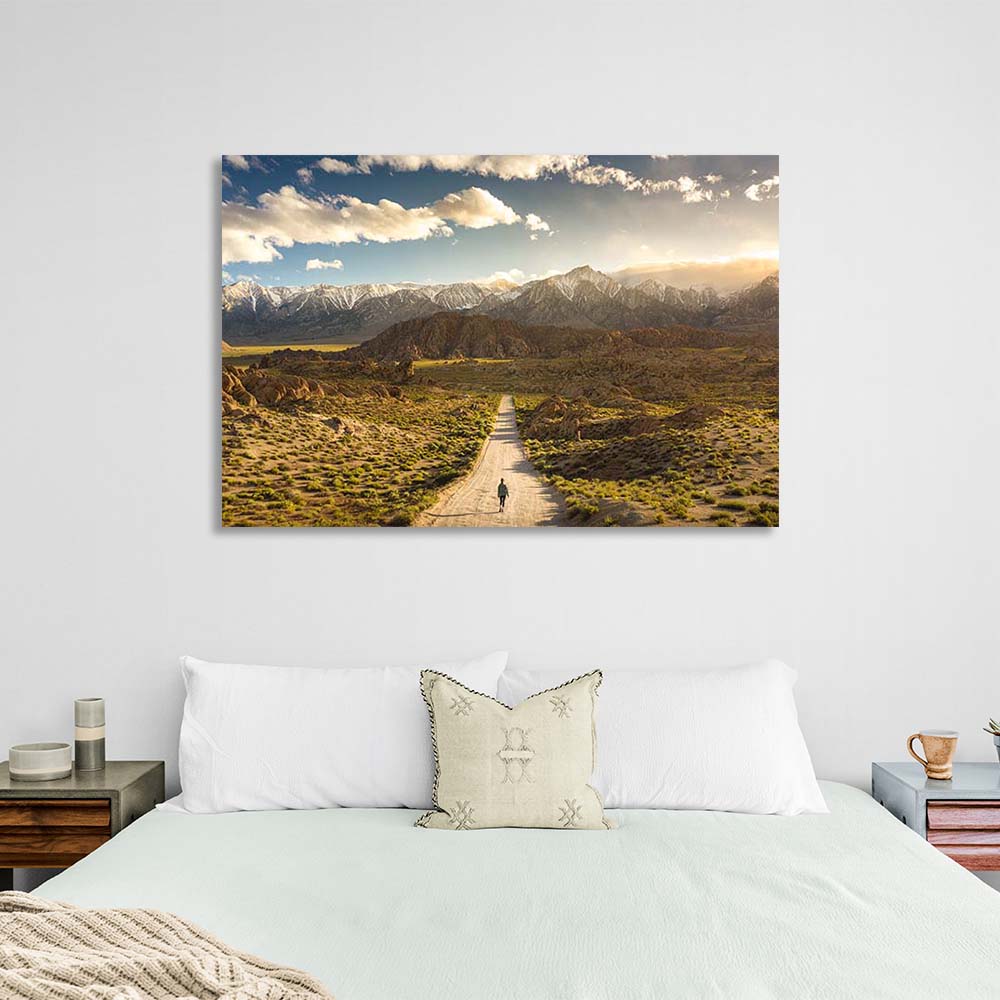 Leinwandbild „Road to the Alabama Hills“