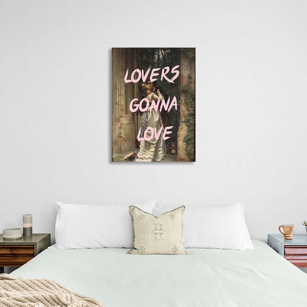 Canvas Wall Art Print  Lovers gonna love