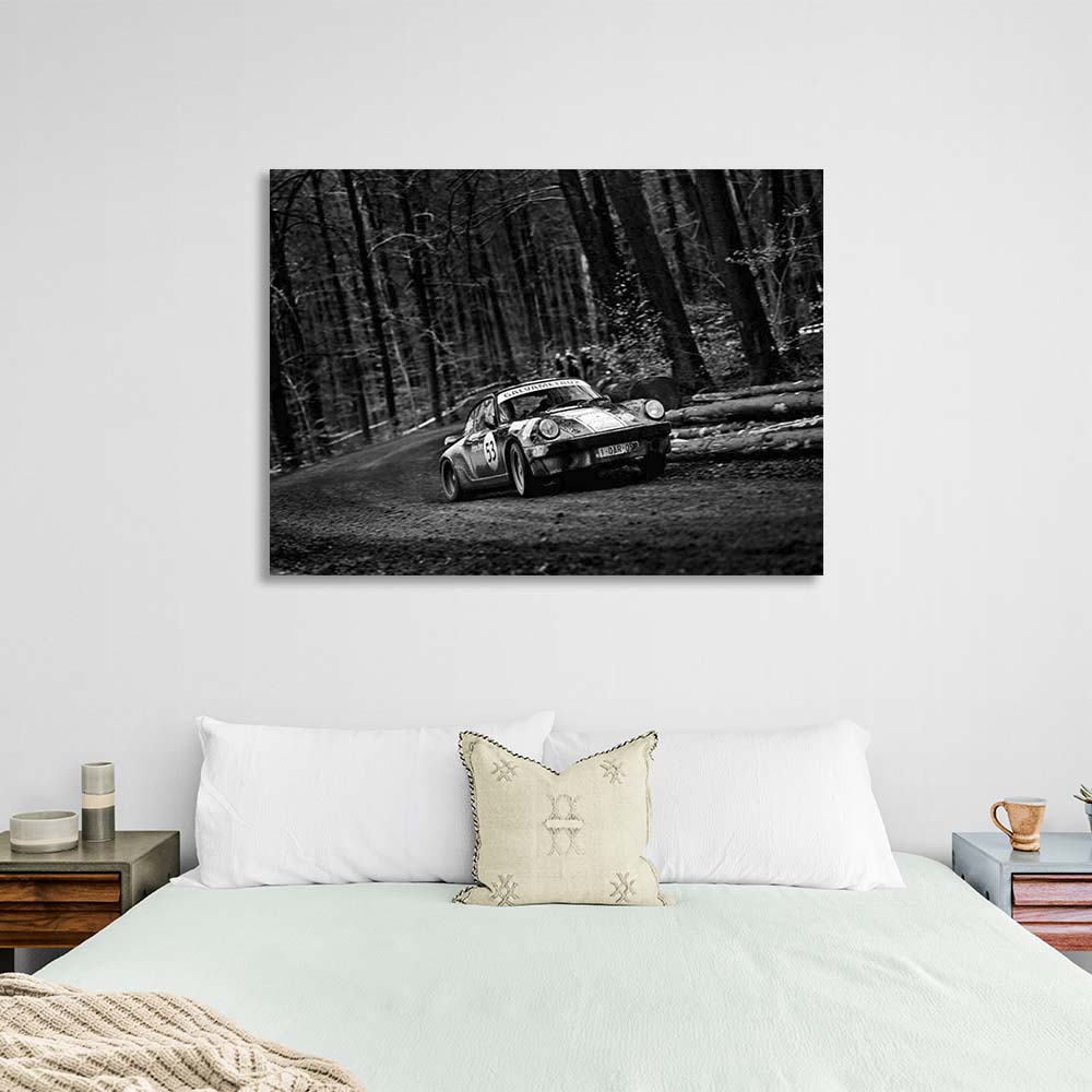 Canvas Wall Art Print Car Porsche 911 SC