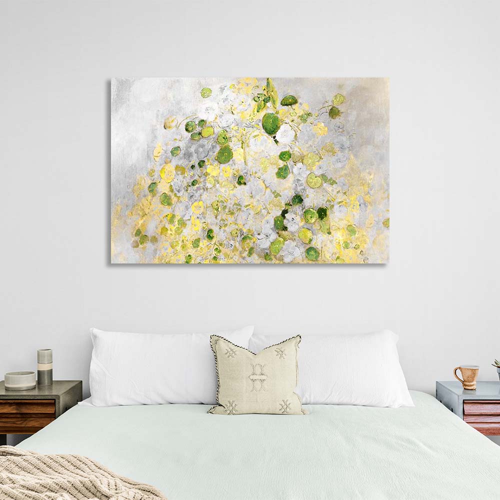 Leinwandbild, Wandbild, Aquarell, Strauß Wildblumen