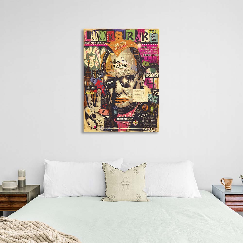 Pop Art Looks Rare Canvas Wall Art Print