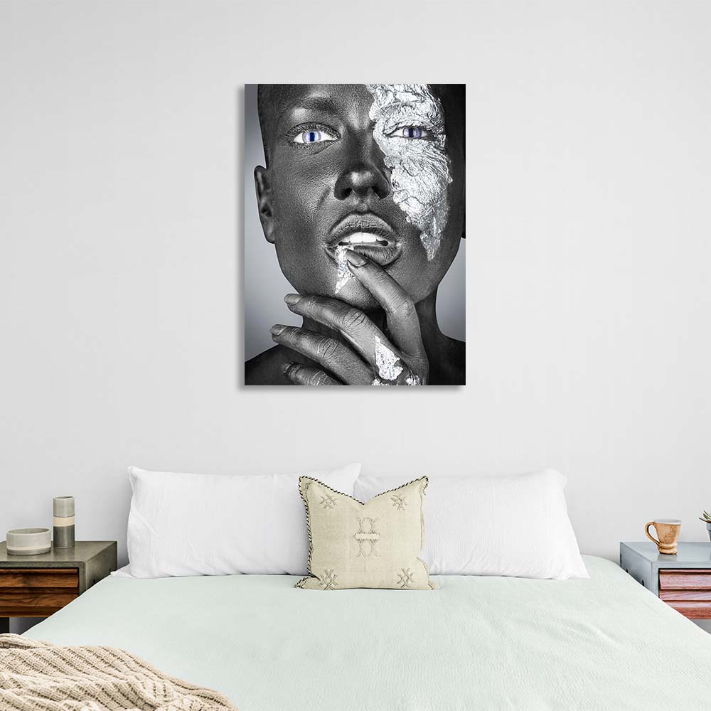 A woman's face Canvas Wall Art Print