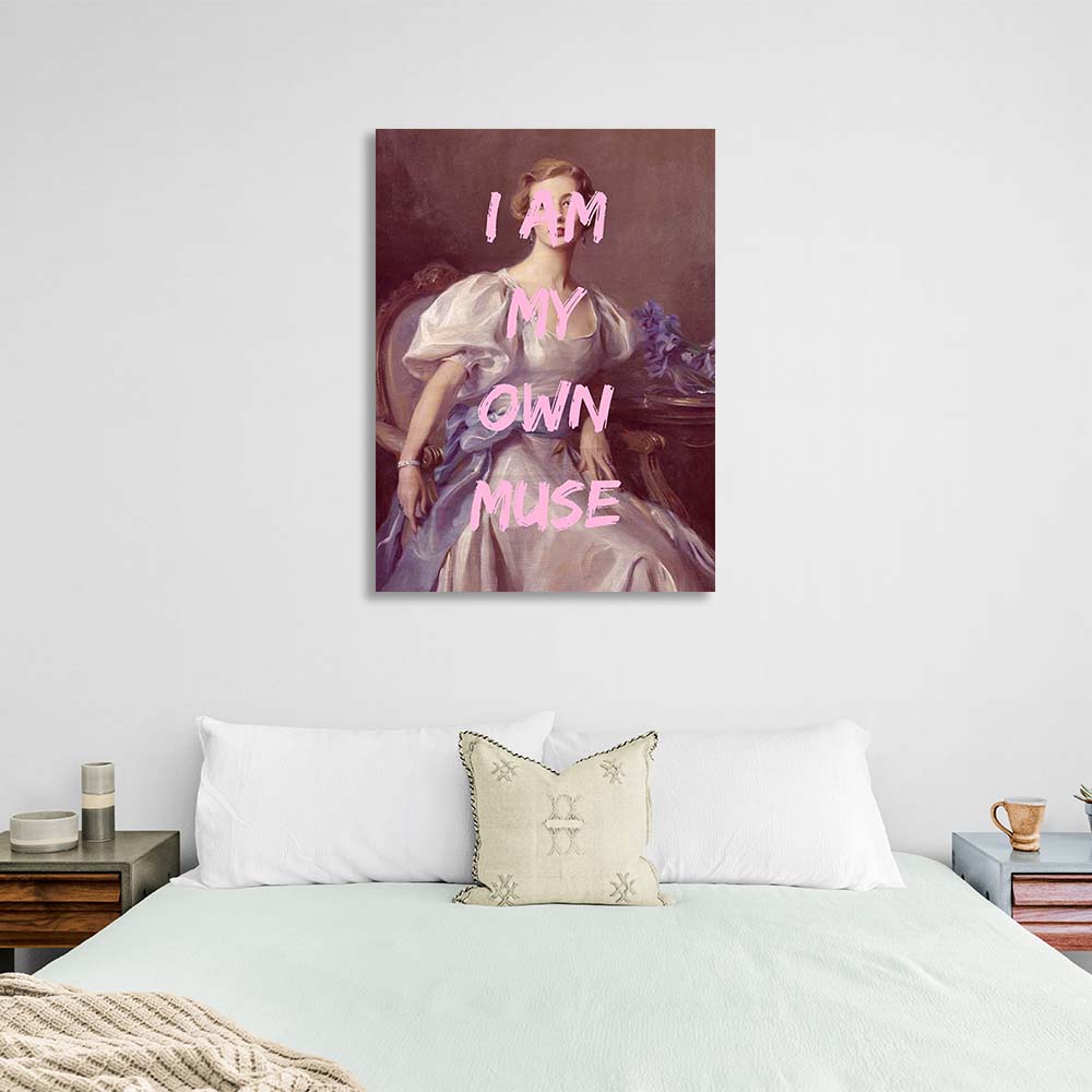 Canvas Wall Art Print Lady Grandi. I am my own muse