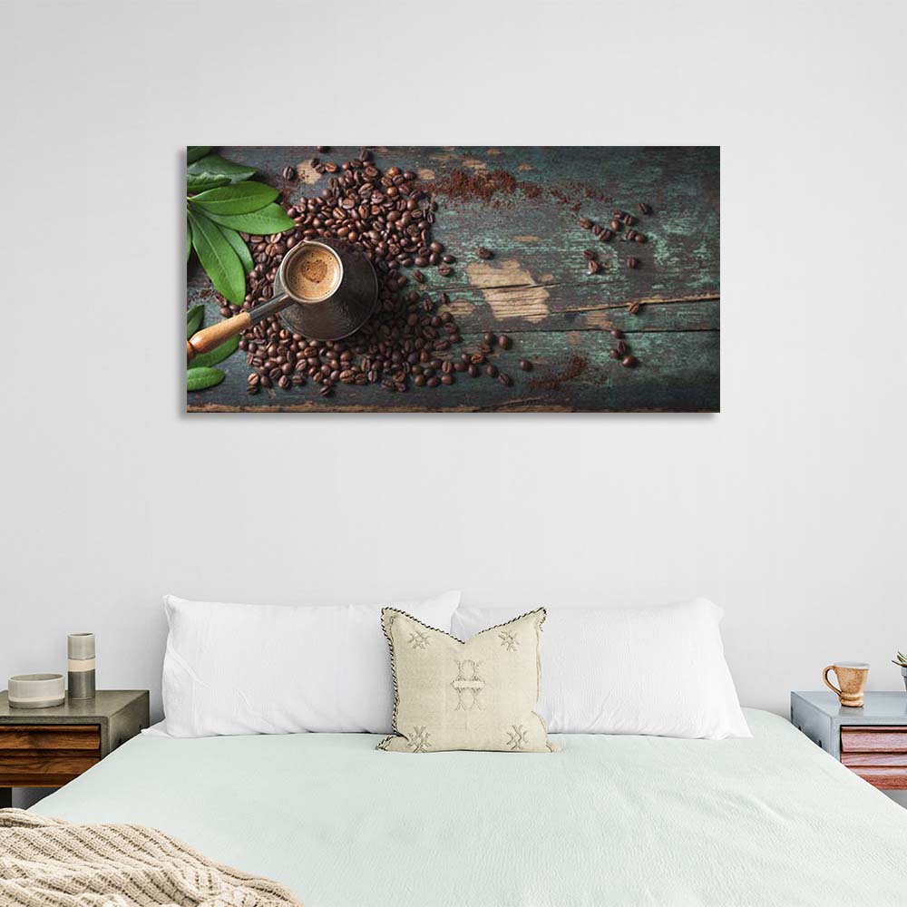 Canvas Wall Art Print For Kitchen Turkish Coffee