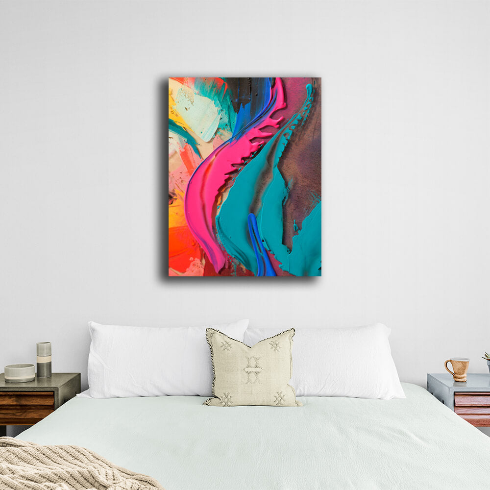 Abstraction Textured abstract Canvas Wall Art Print