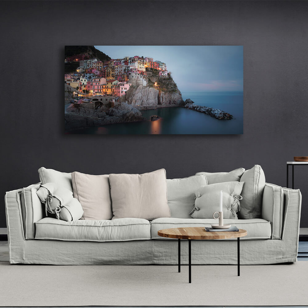 Leinwandbild „Stadt Cinque Terre“