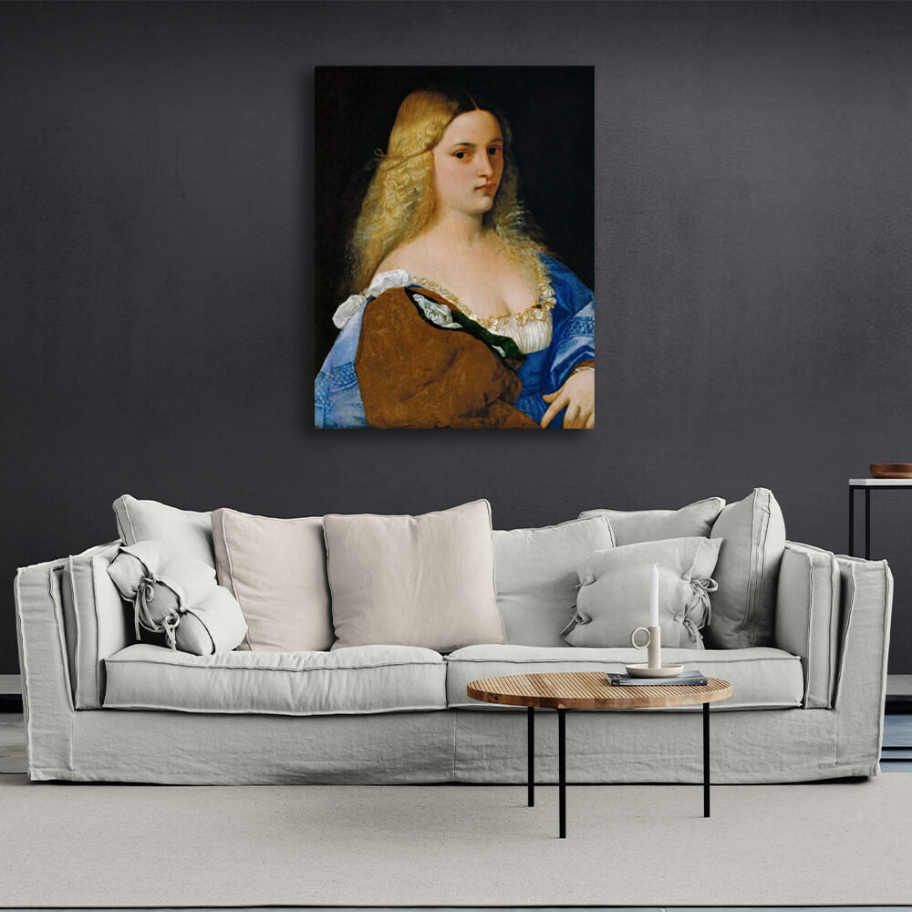 Reproduction Violante by Titian Reproduction Canvas Wall Art Print